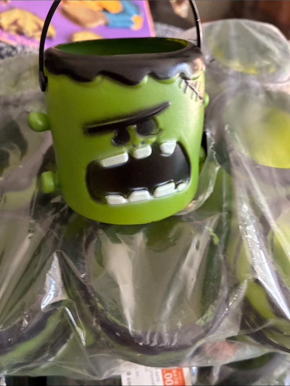 Green Halloween Monster Frankenstein candy cups 36 total Halloween new
